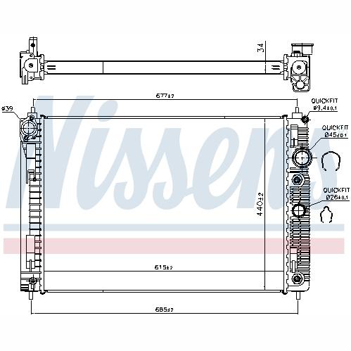 NISSENS NIS606515 Engine Radiator