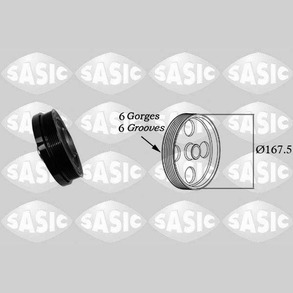 SASIC SAS2156078 Crankshaft Belt Pulley