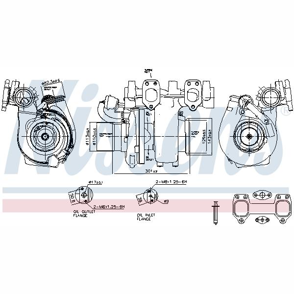 NISSENS NIS93335 Turbocharger