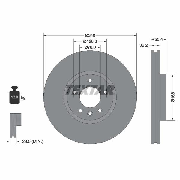 AUTOFREN SEINSA D7-287C Brake Caliper Guide Sleeve Kit