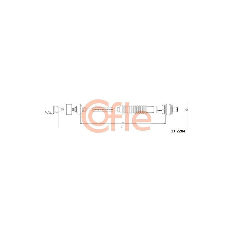 Cofle 11.2145 Clutch Cable for Citroen Zx