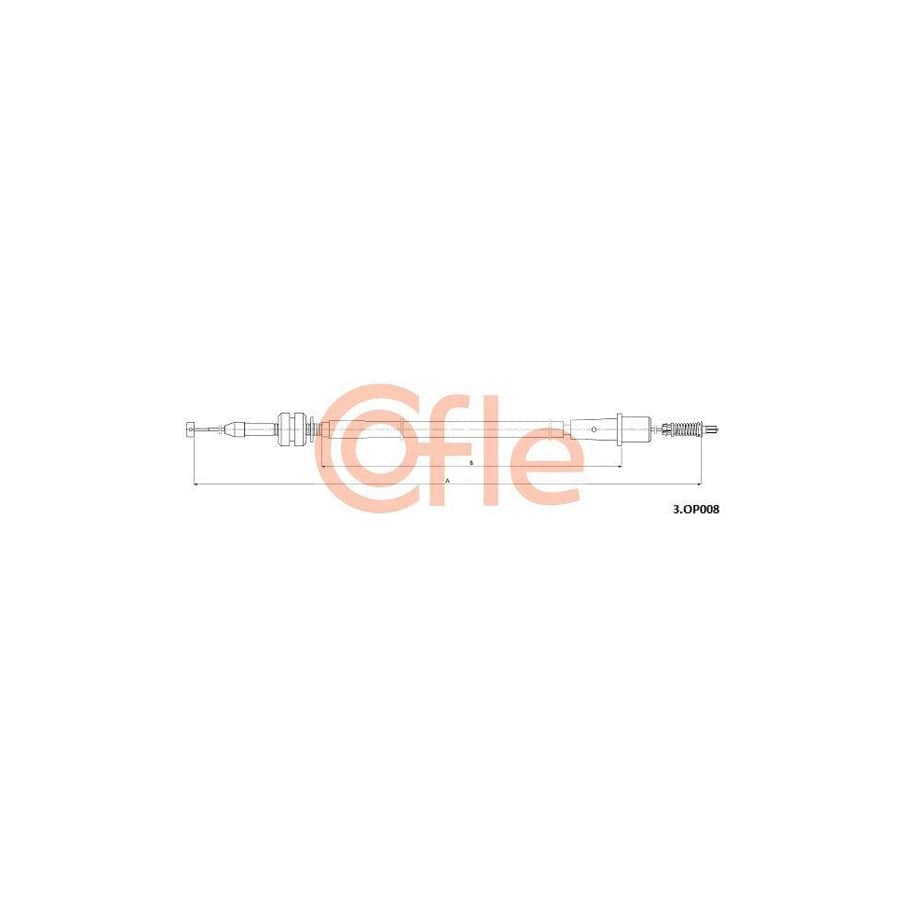 Cofle 92.3.Op008 Throttle Cable for Opel Corsa