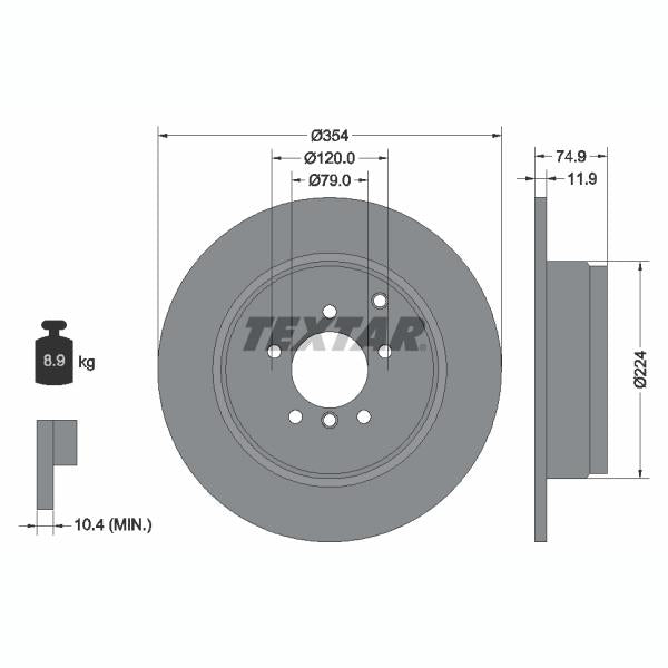 HERTH+BUSS JAKOPARTS J3352004 Brake Disc Splash Guard