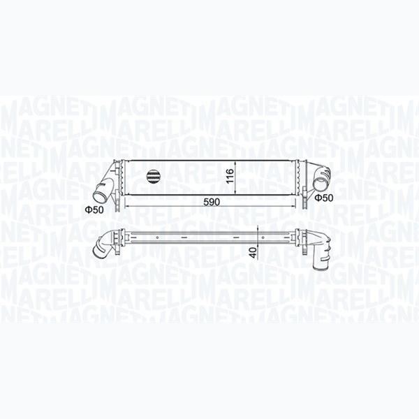 MAGNETI MARELLI 351319205260 Charge Air Cooler