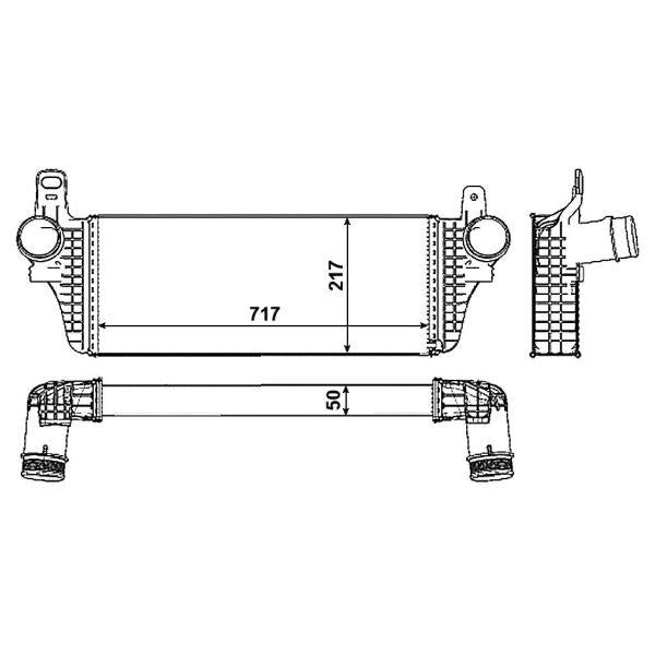 NRF NRF30466 Charge Air Cooler