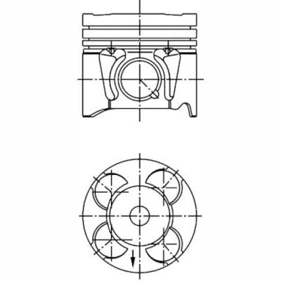 KOLBENSCHMIDT 41660620 Piston
