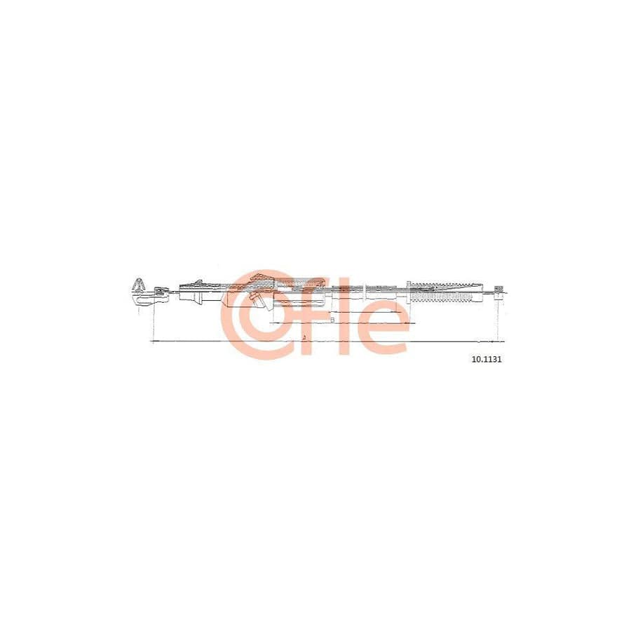 Cofle 92.10.1131 Throttle Cable