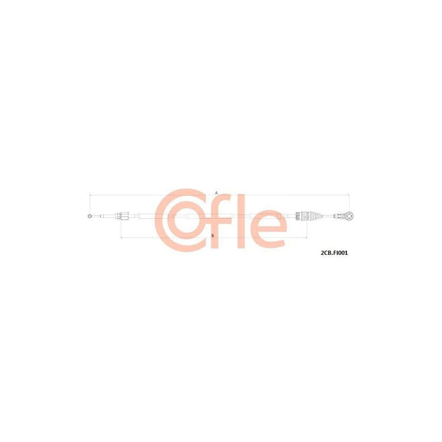 Cofle 2Cb.Fi001 Cable, Manual Transmission for Fiat 500L (351, 352)