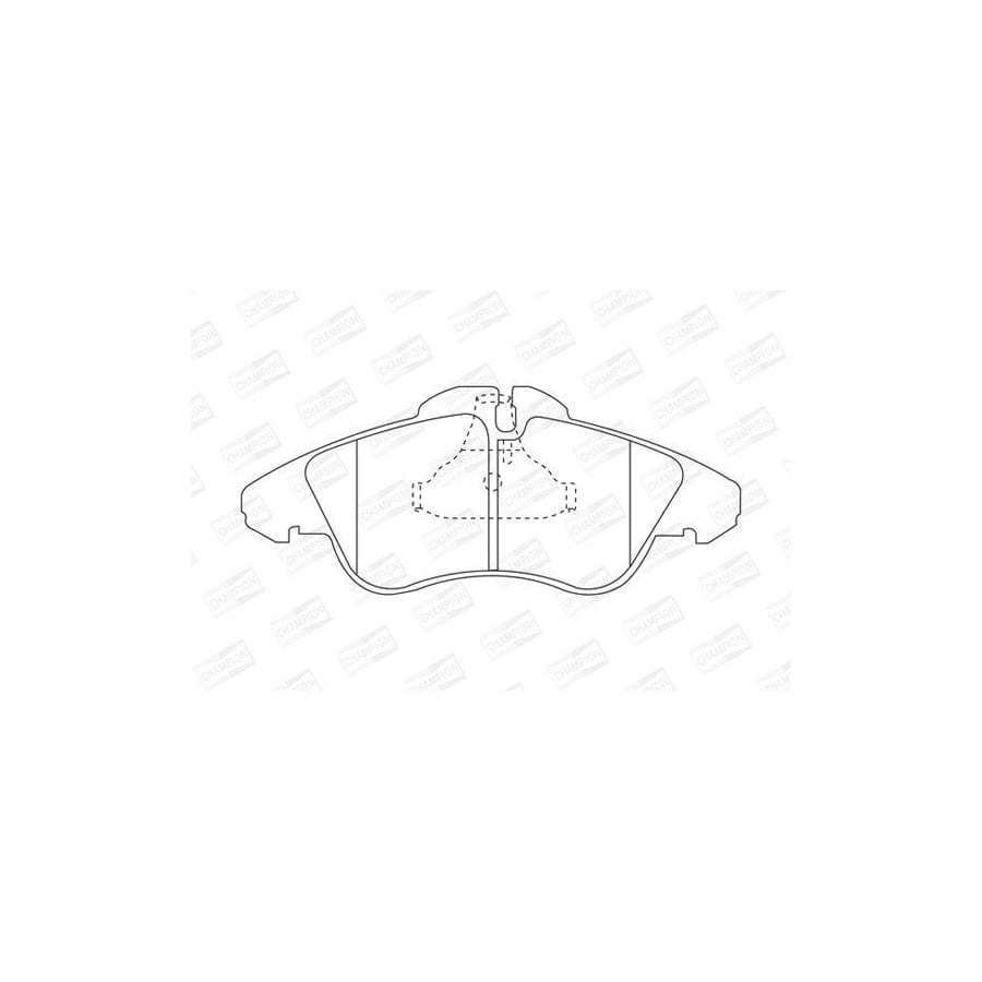 Champion 571844Ch Brake Pad Set