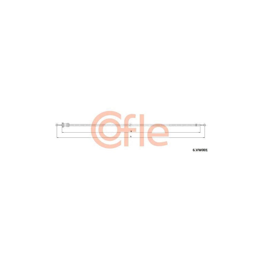 Cofle 92.6.Vk001 Bonnet Cable