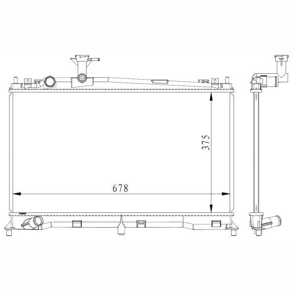 NRF NRF53411 Engine Radiator