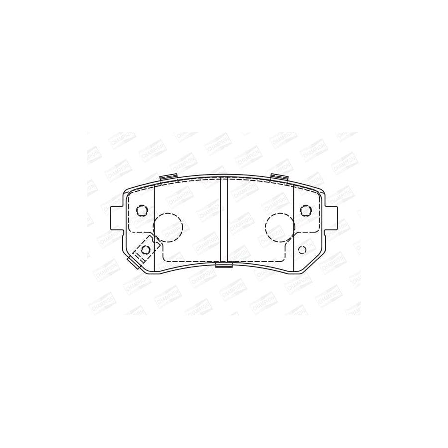 Champion 572590Ch Brake Pad Set