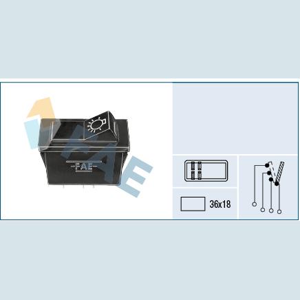FAE FAE62490 Headlight Switch