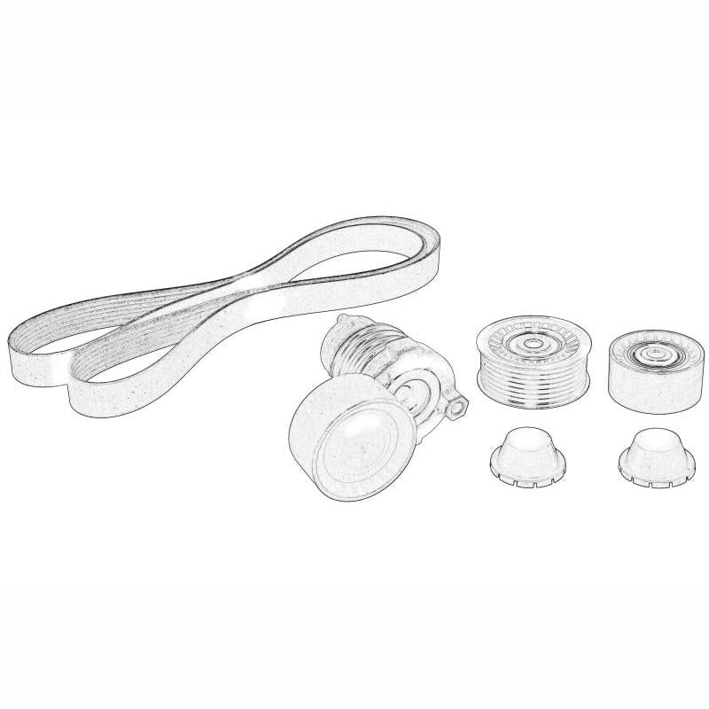 OE RENAULT 117204083R V-Ribbed Belt Set