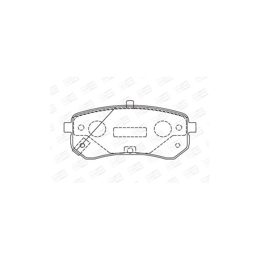 Champion 572527Ch Brake Pad Set