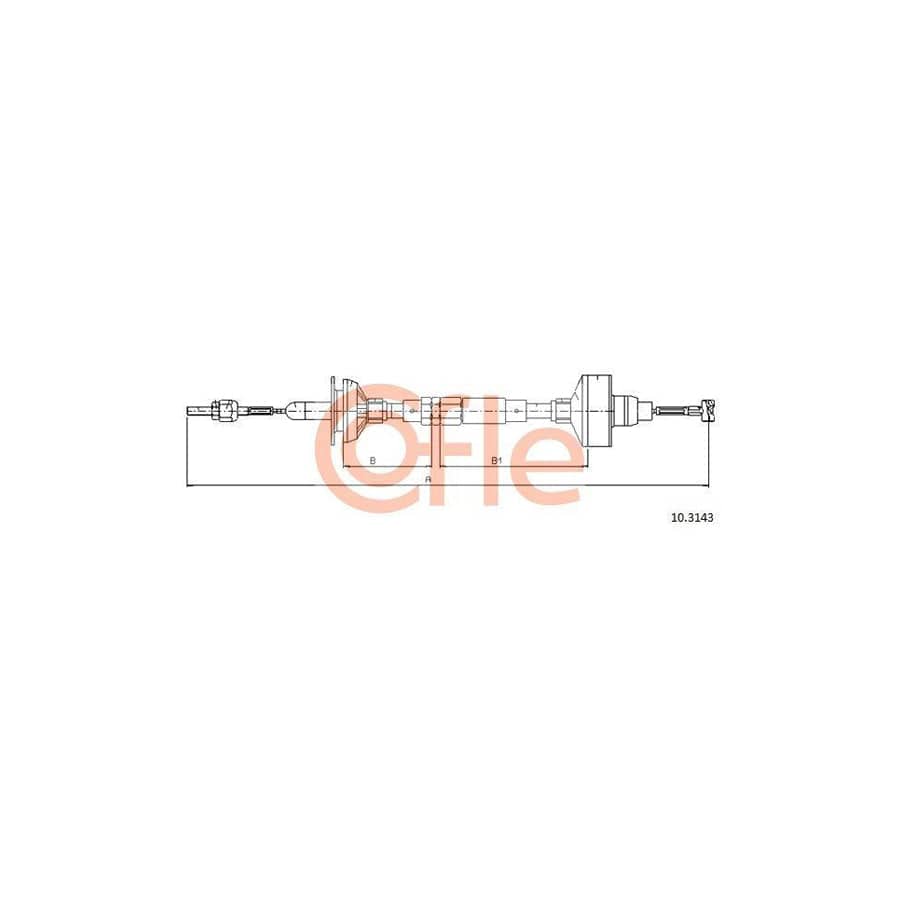 Cofle 10.3143 Clutch Cable