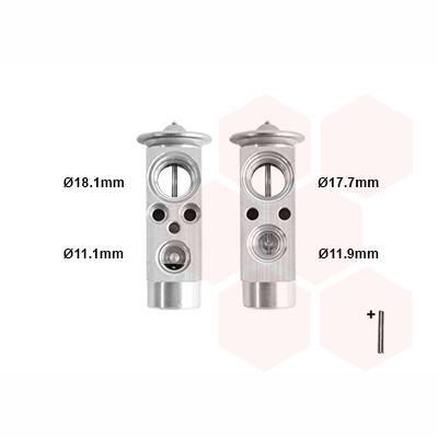 VAN WEZEL WEZ30001124 Air Conditioning Expansion Valve