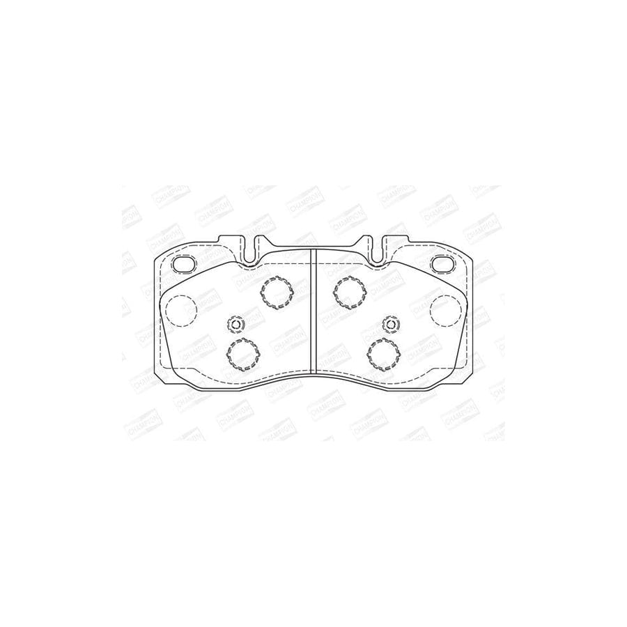 Champion 573741Ch Brake Pad Set for Iveco Daily