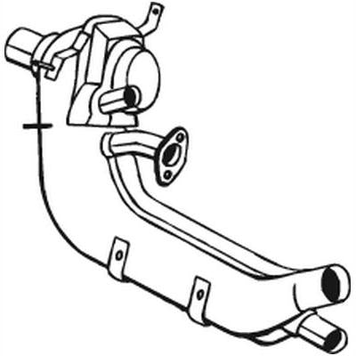 BOSAL BOS233-002 Front Muffler