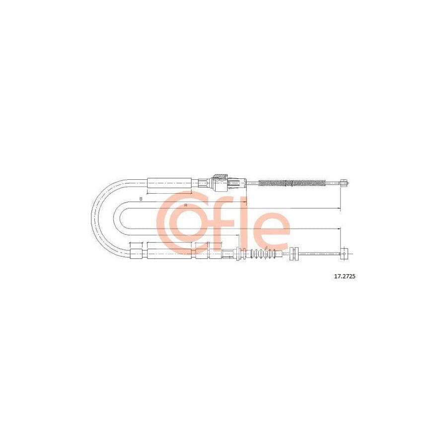 Cofle 17.2725 Hand Brake Cable
