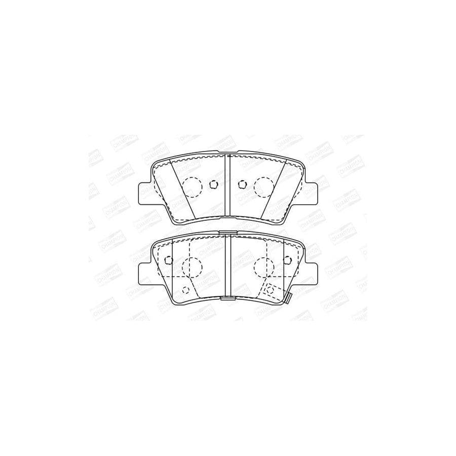 Champion 572629Ch Brake Pad Set