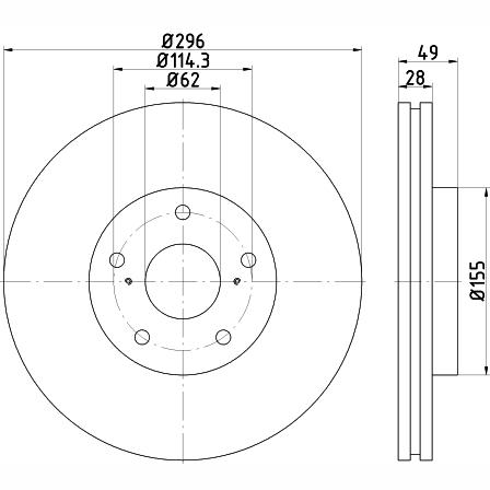 WABCO 4127049392 Brake Caliper Guide Bellow
