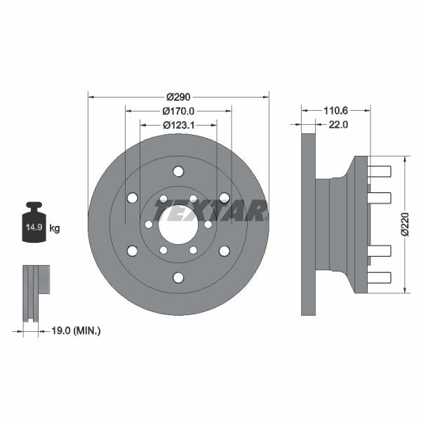 HERTH+BUSS JAKOPARTS J3350803 Brake Disc Splash Guard