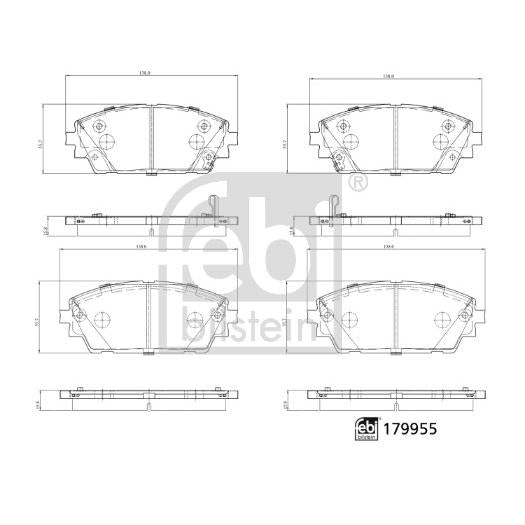 SBP WRK-028 Disc Brake Caliper Repair Kit