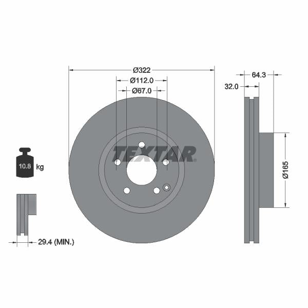 AUTOFREN SEINSA D7-207C Brake Caliper Guide Sleeve Kit