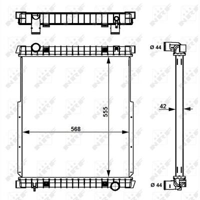 NRF NRF58377 Engine Radiator