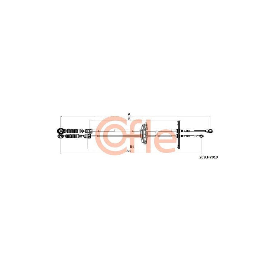 Cofle 2Cb.Hy010 Cable, Manual Transmission for Hyundai I10 I (Pa)