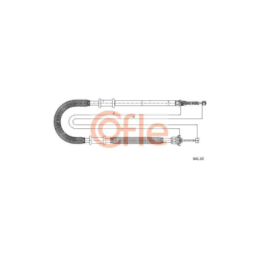 Cofle 92.641.10 Hand Brake Cable