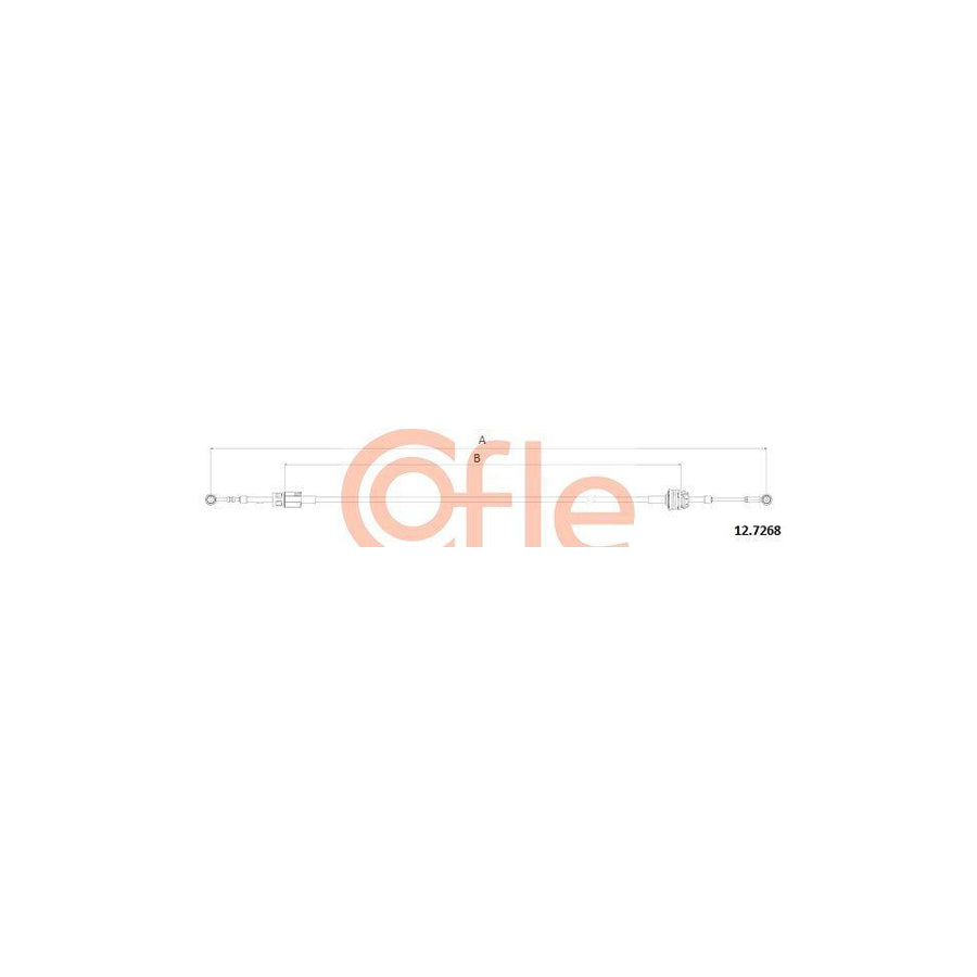 Cofle 12.7268 Cable, Manual Transmission