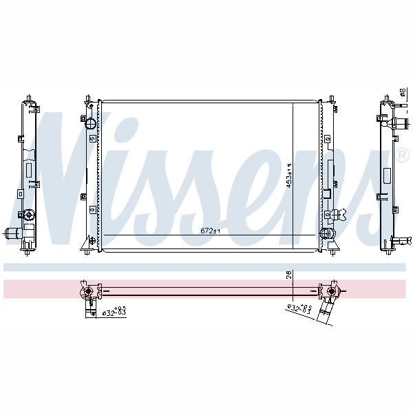 NISSENS NIS606297 Engine Radiator