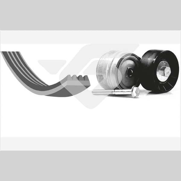 HUTCHINSON HUKHV76 V-Ribbed Belt Set