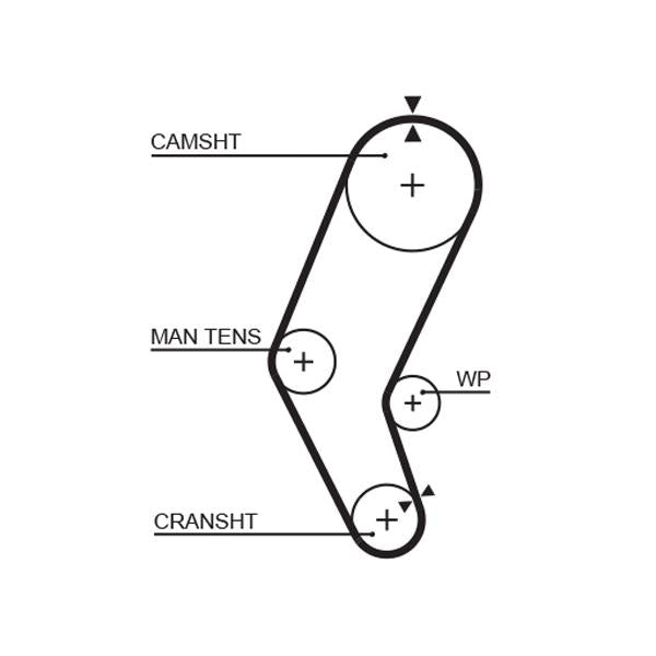 GATES GAT5401 Timing Belt