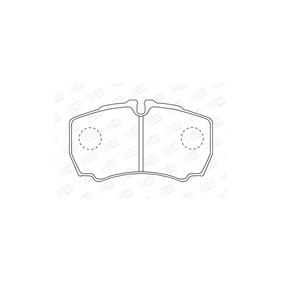Champion 573721Ch Brake Pad Set for Iveco Daily