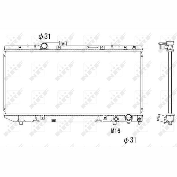 NRF NRF58238 Engine Radiator