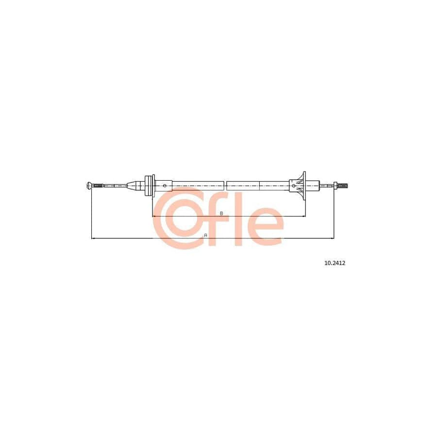 Cofle 92.10.2412 Clutch Cable