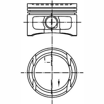 KOLBENSCHMIDT 99562600 Piston