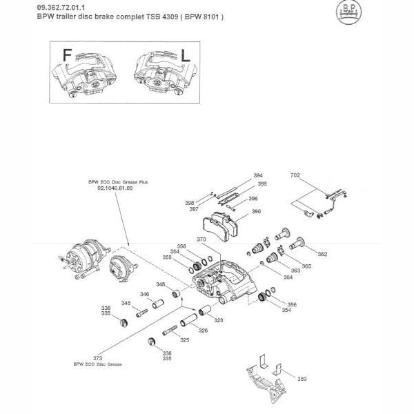 HALDEX 601013011 Brake Force Regulator