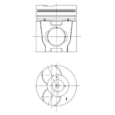 KOLBENSCHMIDT 40050600 Piston