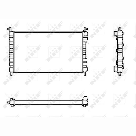 NRF NRF53600 Engine Radiator