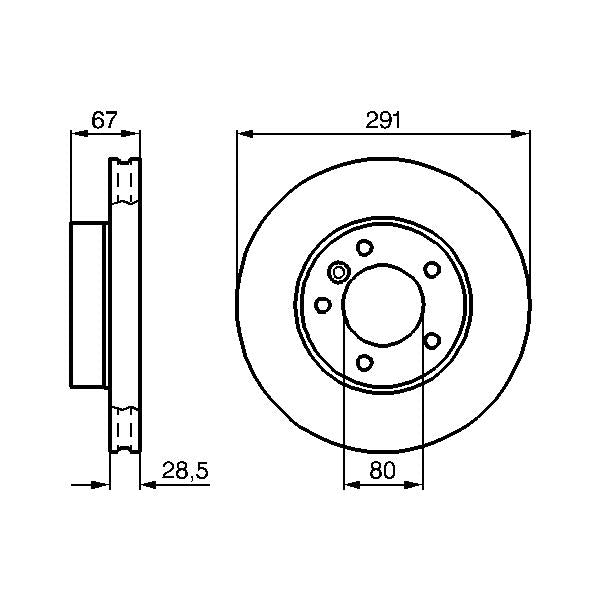 WABCO 9617020300 Parking Brake Valve