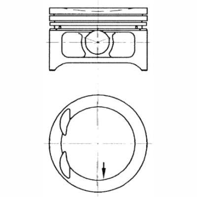 KOLBENSCHMIDT 97363620 Piston