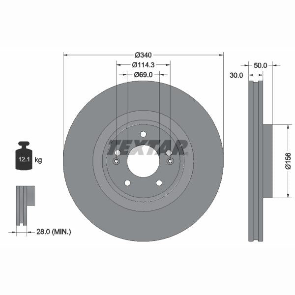 AUTOFREN SEINSA D7-108C Brake Caliper Guide Sleeve Kit