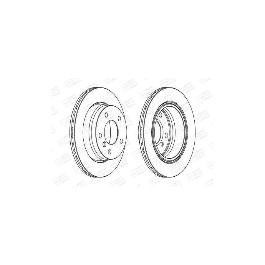 Champion 562003Ch Brake Disc for BMW 3 Series
