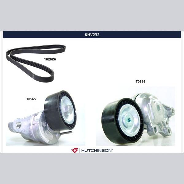 HUTCHINSON HUKHV232 V-Ribbed Belt Set