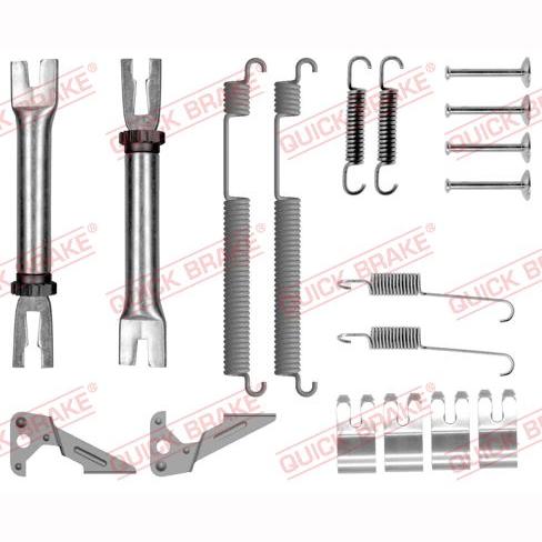 QUICK BRAKE QB105-0053S Brake Shoes Accessory Kit