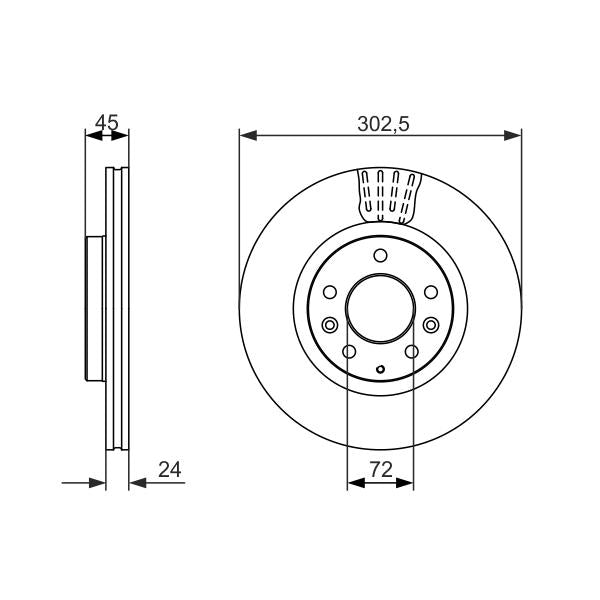 WABCO 9617231120 Parking Brake Valve